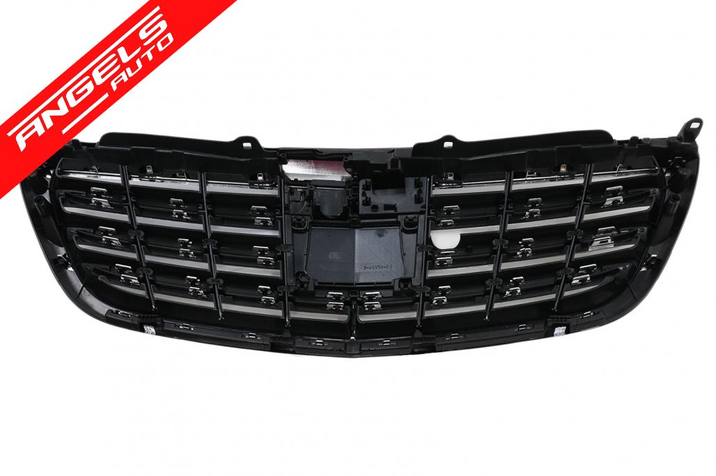 Grila Centrala compatibila cu Mercedes S-Class W222 (2014-2020) S63 S65 Design Crom - imagine 2