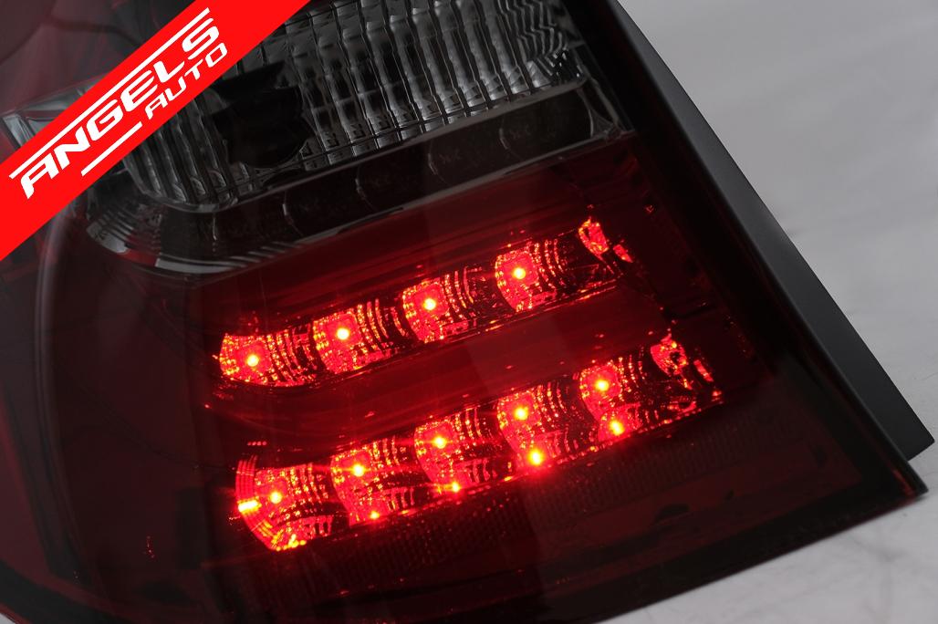 Stopuri LED Light Bar compatibile cu BMW Seria 1 E81 E87 (2004-08.2007) Rosu Fumuriu - imagine 4