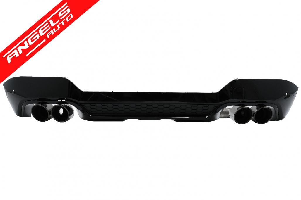 Difuzor Bara Spate cu tobe compatibil cu BMW X3 G01 LCI M-Sport (2021-up) M Design