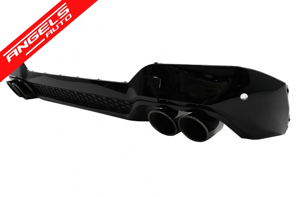 Difuzor Bara Spate cu tobe compatibil cu BMW X3 G01 LCI M-Sport (2021-up) M Design - imagine 3