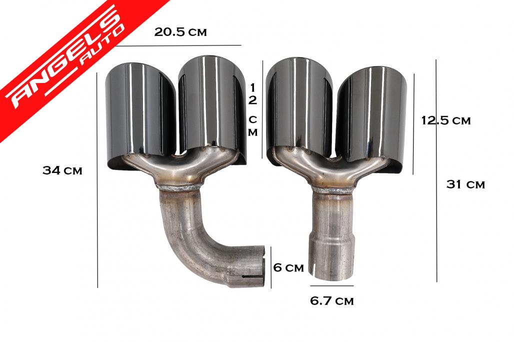 Difuzor Bara Spate cu tobe compatibil cu BMW X3 G01 LCI M-Sport (2021-up) M Design - imagine 6