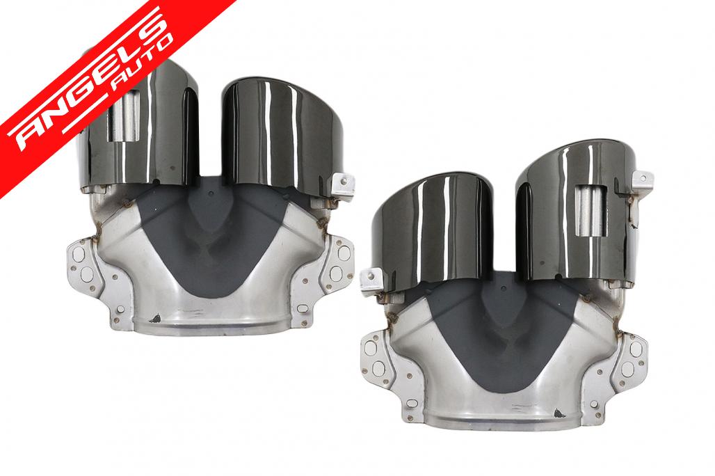 Difuzor Bara Spate Negru Lucios compatibil cu Mercedes GLA SUV H247 (2020-) Aero 45S - imagine 6