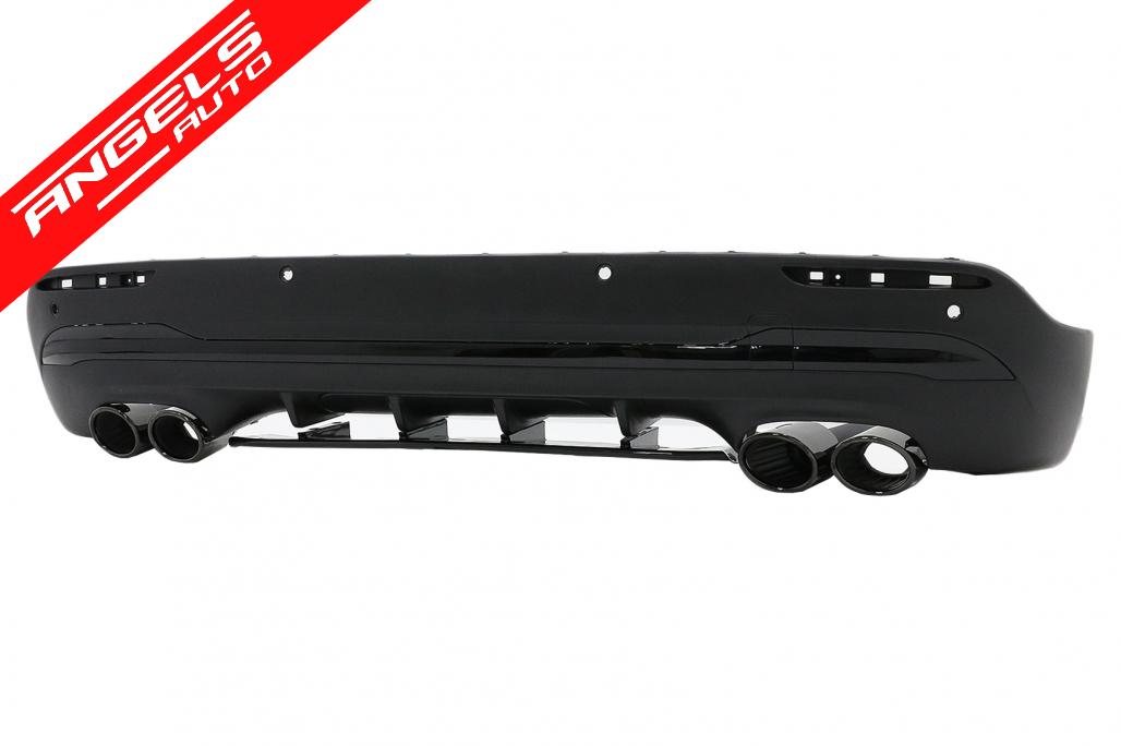 Difuzor Bara Spate Negru Lucios compatibil cu Mercedes GLA SUV H247 (2020-) Aero 45S - imagine 2