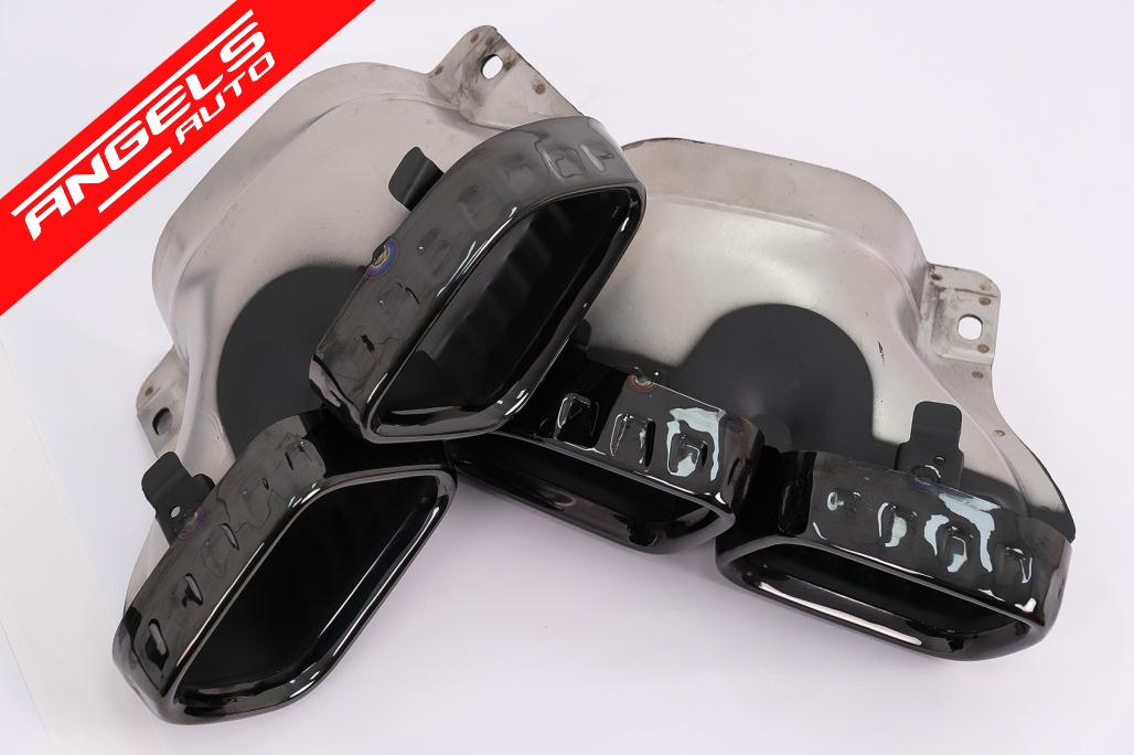 Difuzor Bara Spate compatibil cu Mercedes E-Class W213 Facelift (2020-Up) Negru - imagine 6