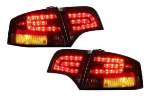 Stopuri LED compatibile cu Audi A4 B7 Sedan (2004-2008) LED Blinker Rosu Fumuriu