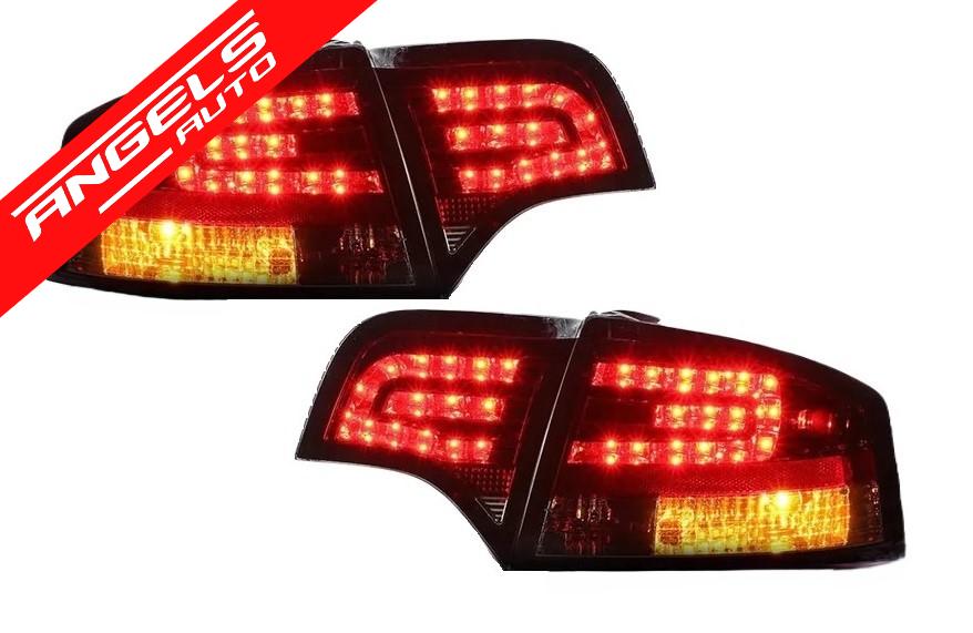 Stopuri LED compatibile cu Audi A4 B7 Sedan (2004-2008) LED Blinker Rosu Fumuriu