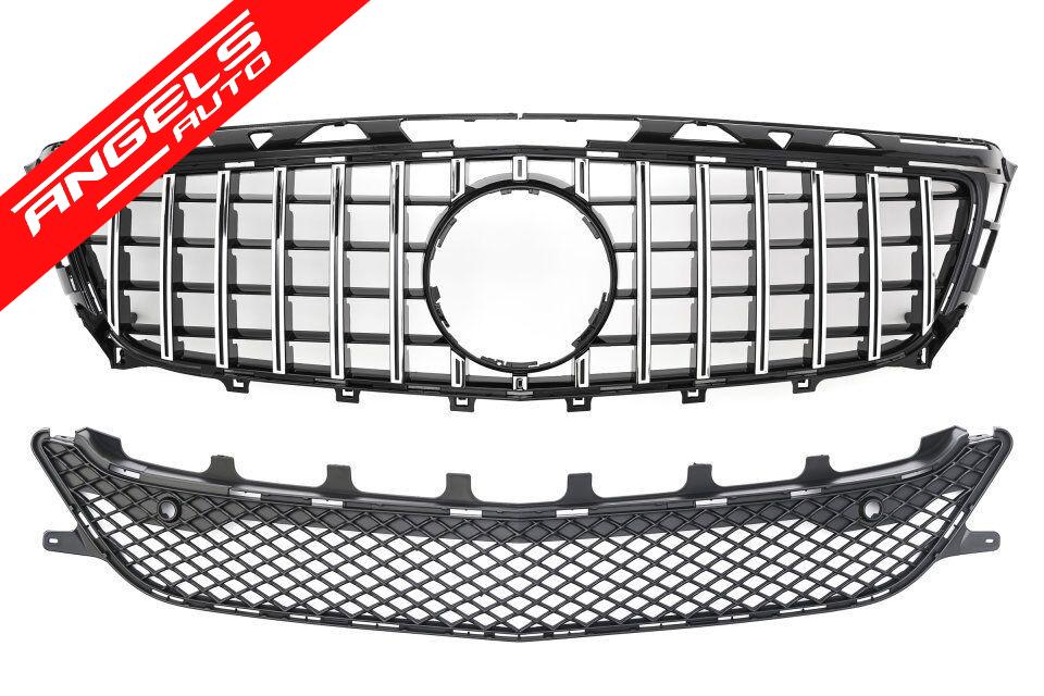 Grila compatibila cu Mercedes CLS W218 2011-2014 Crom Panamericana Standard