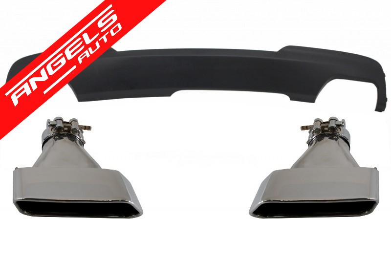 Difuzor aer cu Evacuare Dubla si Ornamente compatibil cu BMW F10 F11(2011-2017)