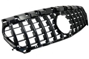 Grila compatibila cu Mercedes CLA W117 (2013-2018) Panamericana Design Negru Lucios
