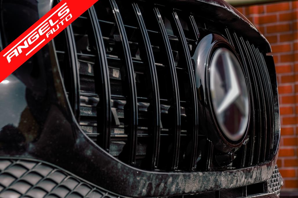 Grila Centrala compatibila cu Mercedes GLS SUV X167 (2019-Up) GTR Look Negru Lucios - imagine 7