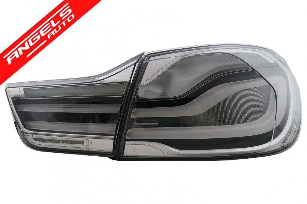 Stopuri LED compatibile cu BMW Seria 4 F32 F33 F36 (2013-2016) Fumuriu /Semnal Static - imagine 3