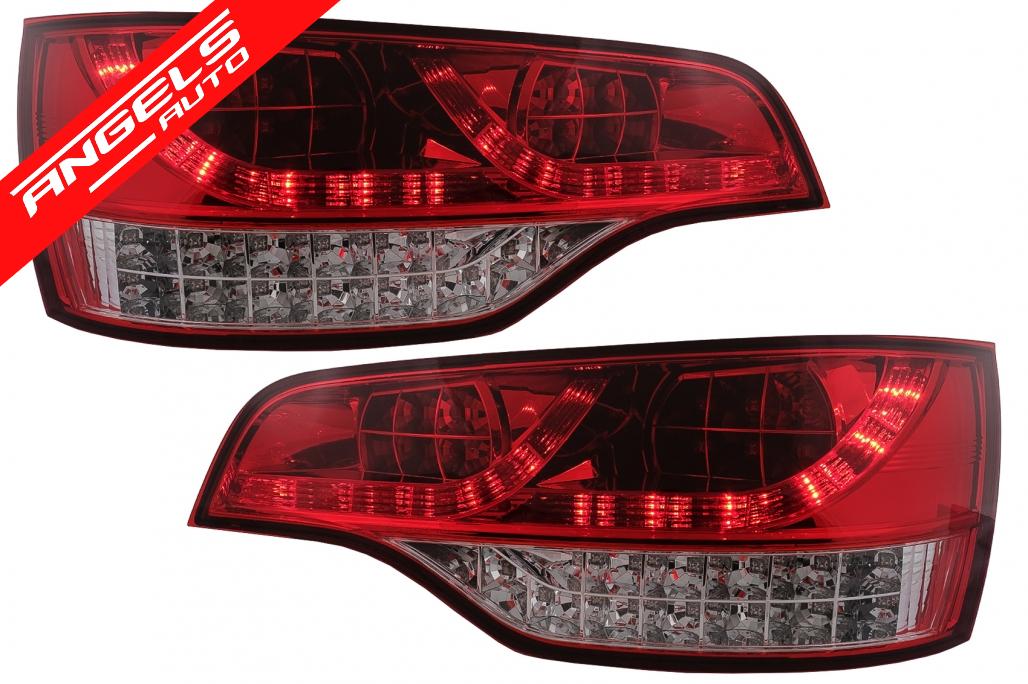 Stopuri LED compatibile cu Audi Q7 4L (2006-2009) Rosu Clar
