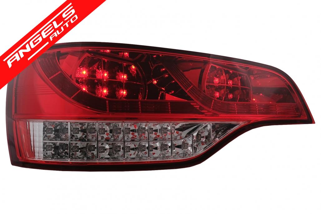 Stopuri LED compatibile cu Audi Q7 4L (2006-2009) Rosu Clar - imagine 6