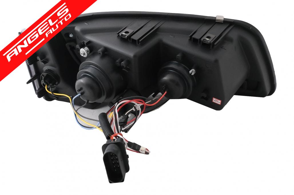 Faruri LED DRL compatibile cu VW Transporter T5 (04.2003-08.2009) Crom - imagine 7