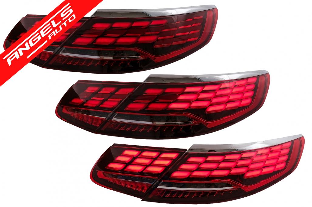 Stopuri Full LED compatibile cu Mercedes S-Class C217 Cabrio A217 (2015-2017)S63 S65 - imagine 4