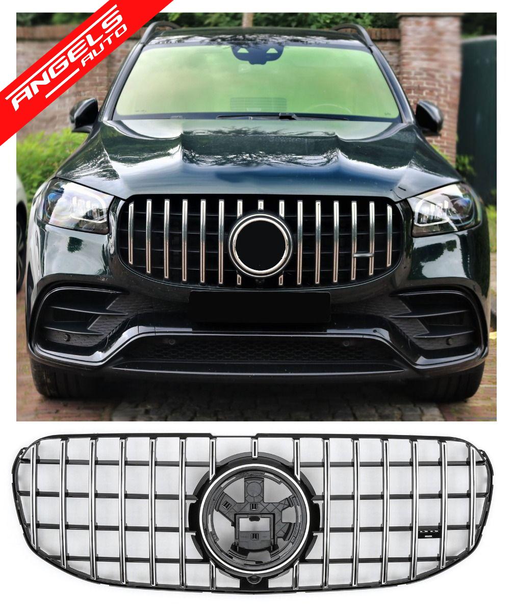 Grila compatibila cu Mercedes GLS SUV X167 (2019-Up) GTR Look Com Panamericana - imagine 8
