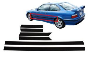 Bandouri Laterale compatibil cu BMW E36 Seria 3 Coupe Cabrio (1992-1997) M3 Design