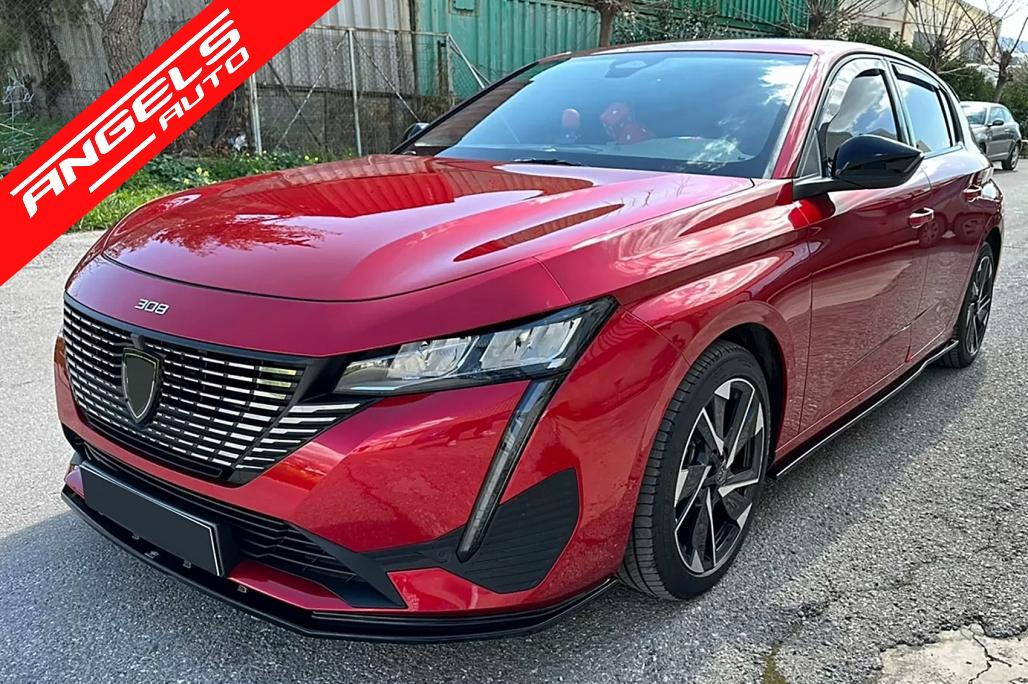 Prelungire Bara Fata compatibila cu PEUGEOT 308 Mk3 (2021+) Negru Lucios - imagine 7