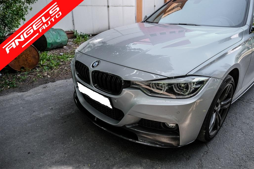 Prelungire Bara Fata compatibila cu BMW Seria 3 F30 F31 (11-19) M-Sport Carbon Film - imagine 8