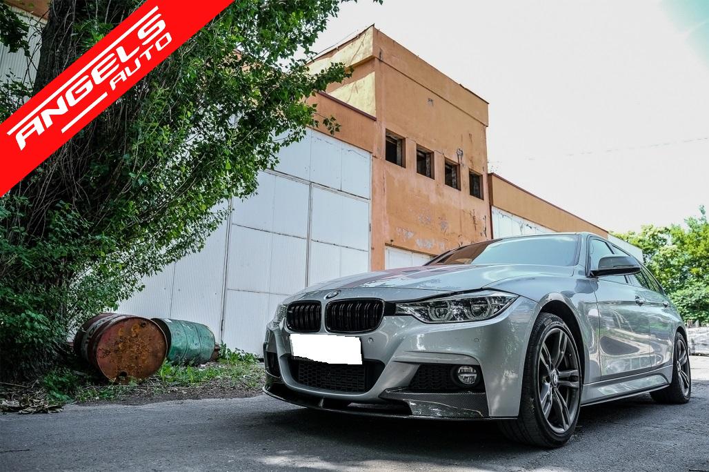 Prelungire Bara Fata compatibila cu BMW Seria 3 F30 F31 (11-19) M-Sport Carbon Film - imagine 7