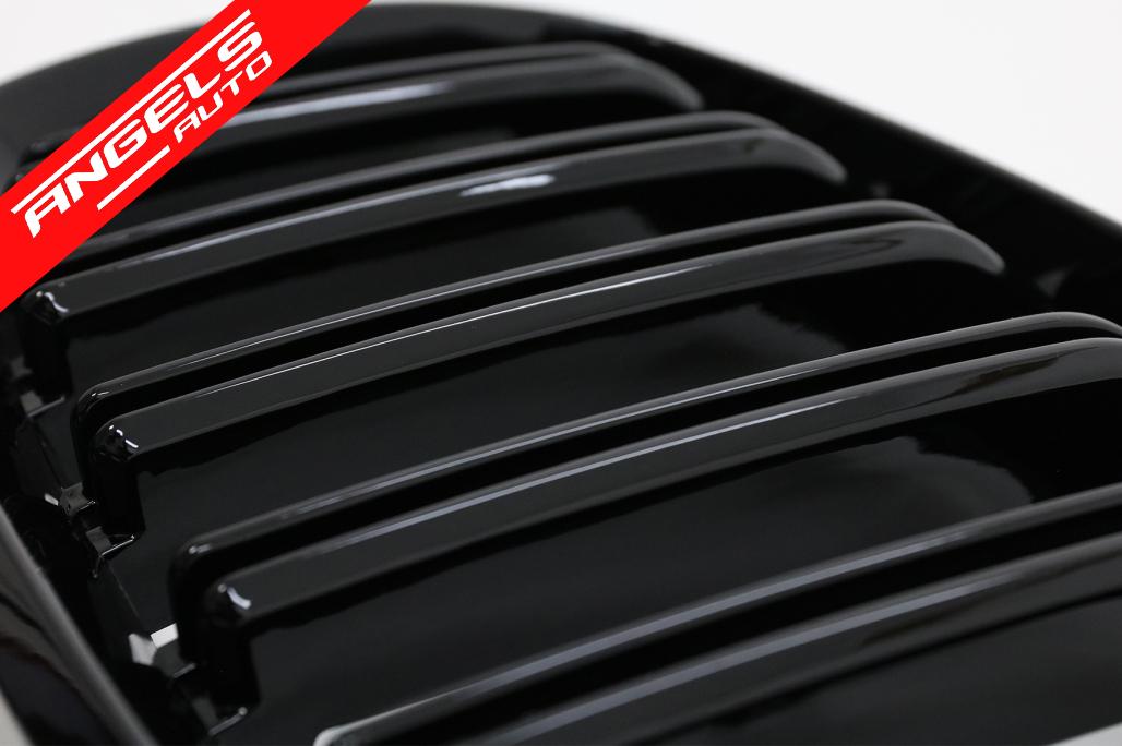 Grile Centrale compatibile cu BMW X5 E70 X6 E71 (2007-2014) Negru Lucios M Design - imagine 6