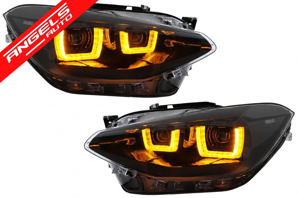 Faruri Osram LED DRL compatibile cu BMW Seria 1 F20 F21 (06.2011-03.2015) Negru