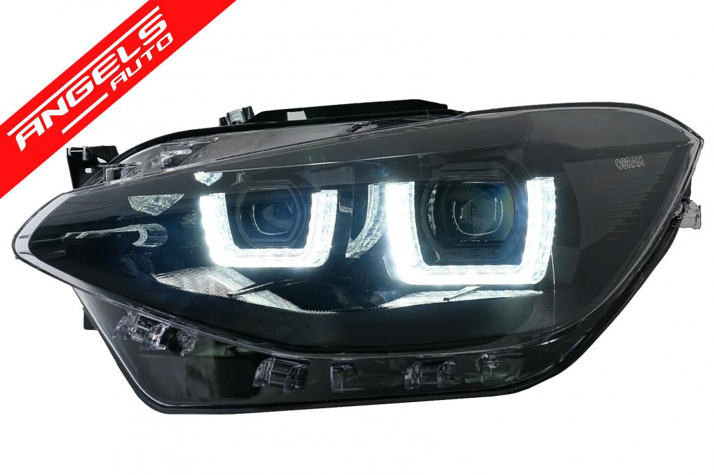 Faruri Osram LED DRL compatibile cu BMW 1 Series F20 F21 (06.2011-03.2015) Negru - imagine 2