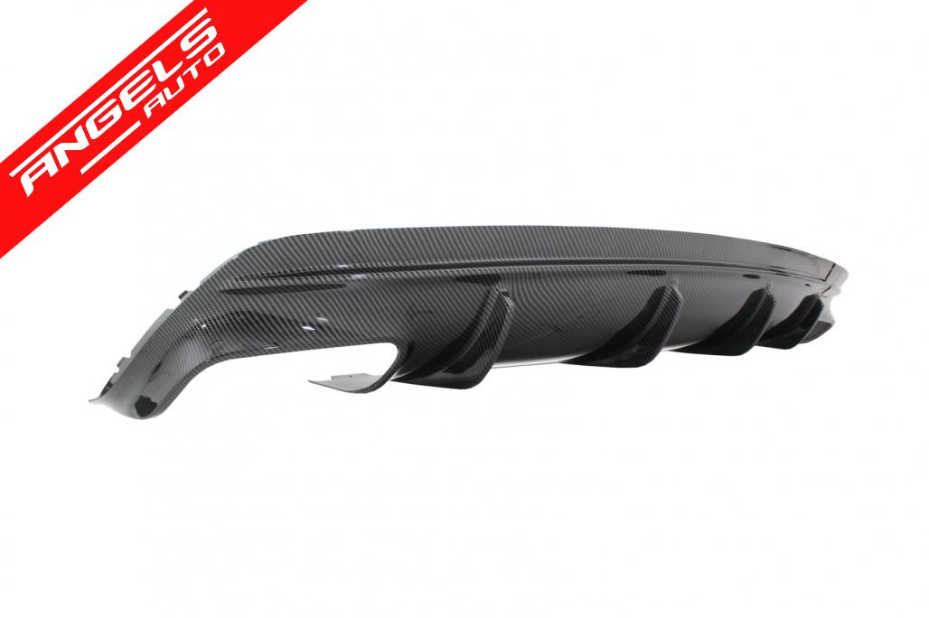 Difuzor Bara Spate Ornamente sistem de evacuare compatibil cu Mercedes CLA W117 CROM - imagine 7