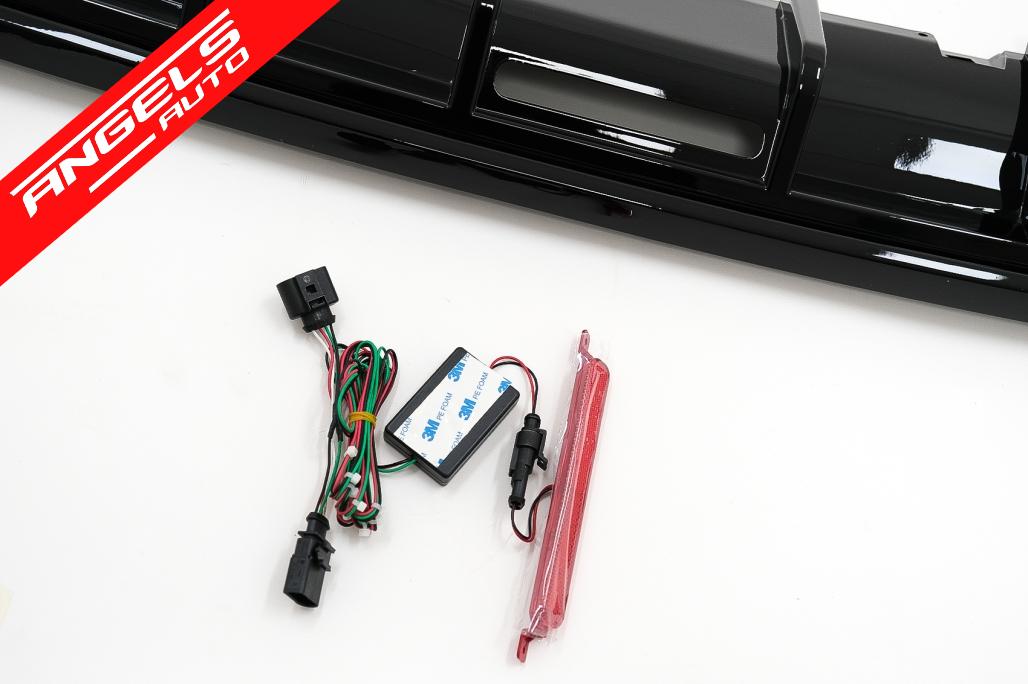 Difuzor Bara Spate compatibil cu VW compatibil cu Golf 8 Hatchback Mk8 MQB (2020-Up) Negru Lucios - imagine 4