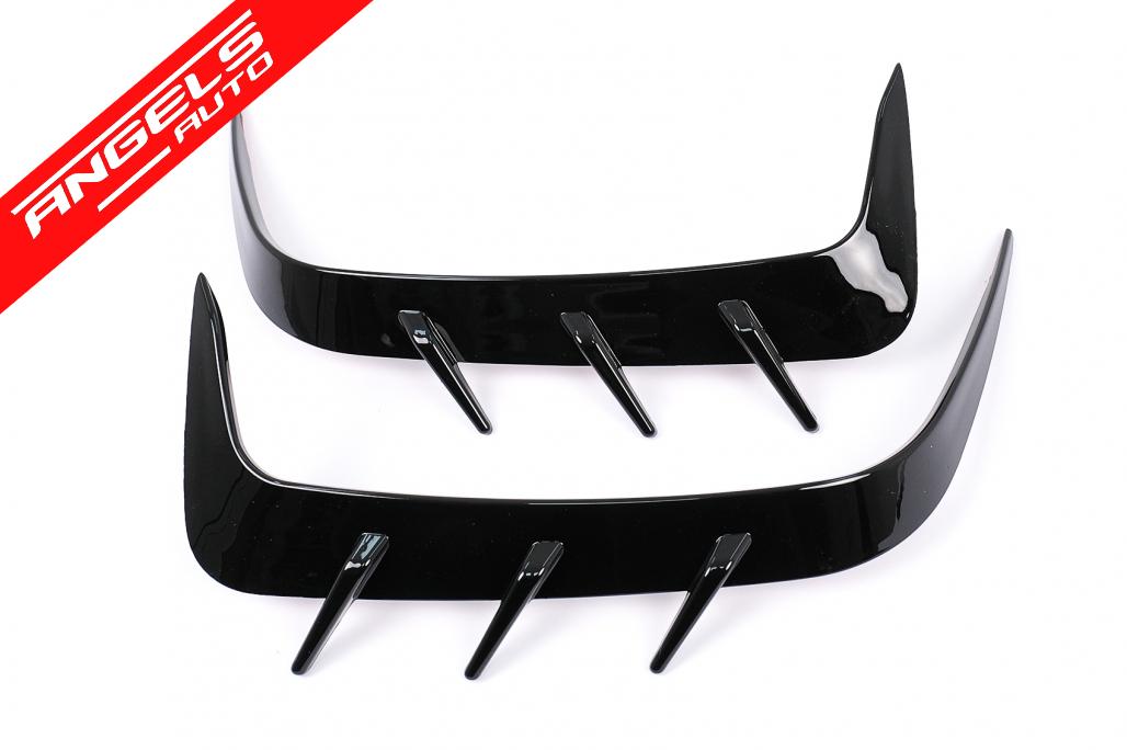 Prelungiri Extensii Bara Spate compatibile cu BMW Seria 4 G22 (2020+) Negru Lucios - imagine 2