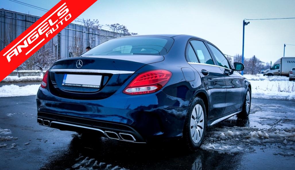 Pachet Exterior compatibil cu Mercedes C-Class W205 Sedan (2014-2018) GTR Design - imagine 7