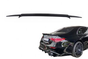 Eleron Portbagaj compatibil cu Mercedes S-Class W223 Limousine (2020-) Negru Lucios
