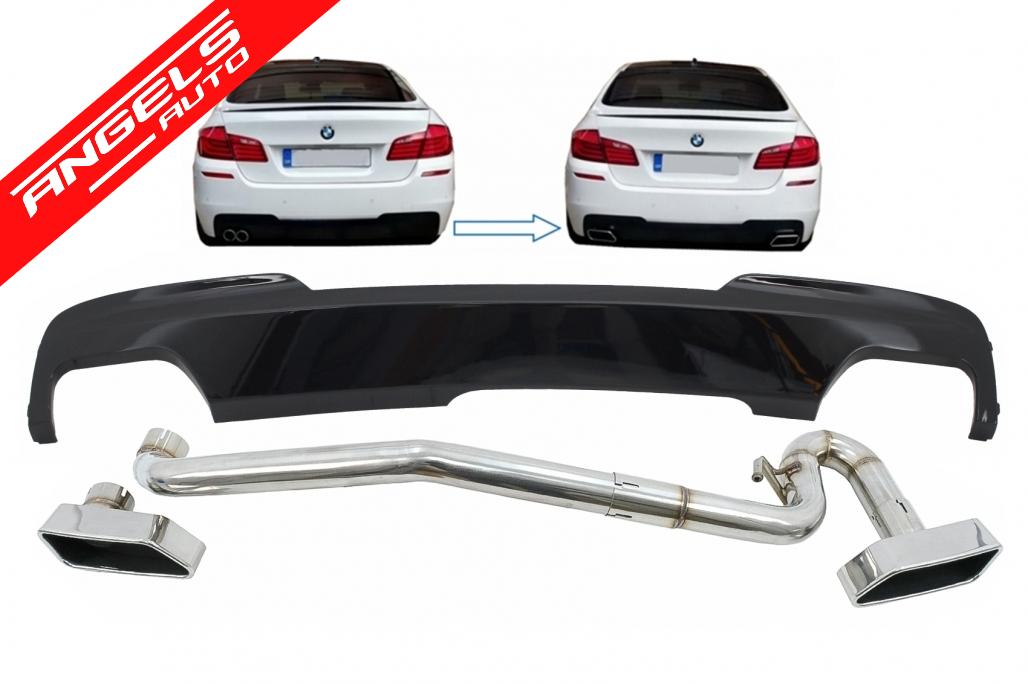 Difuzor de aer compatibil cu BMW Seria 5 F10 (11-17) sistem evacuare M-Technik 550i