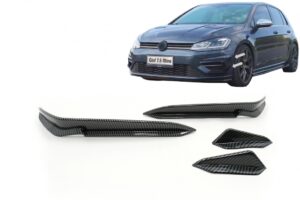 Ornamente bara fata compatibile cu VW compatibile cu Golf 7.5 R Hatchback (2017-2020) Carbon Look