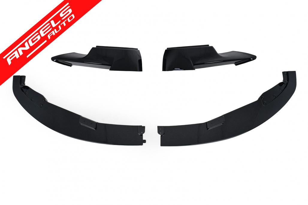 Prelungire Bara Fata compatibila cu BMW Seria 3 E92 E93 LCI (2010-2014) Coupe Cabrio Negru Lucios - imagine 8