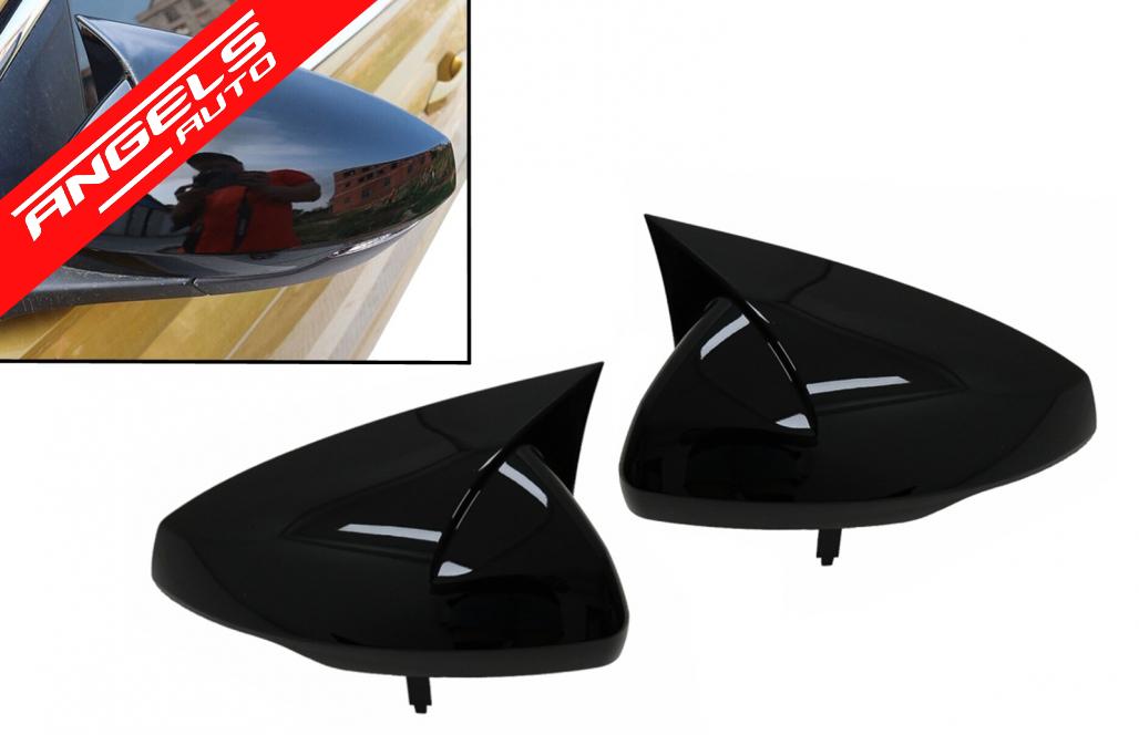Capace Oglinzi compatibile cu VW Polo Hatchback AW MK6 (2017-2020) Negru Lucios