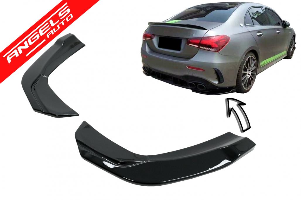 Prelungiri Bara Spate compatibile cu Mercedes A-Class V177 A35 Sedan (18-Up) Negru
