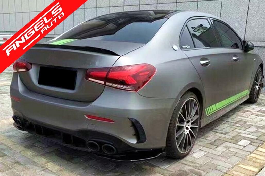 Prelungiri Bara Spate compatibile cu Mercedes A-Class V177 A35 Sedan (18-Up) Negru - imagine 4