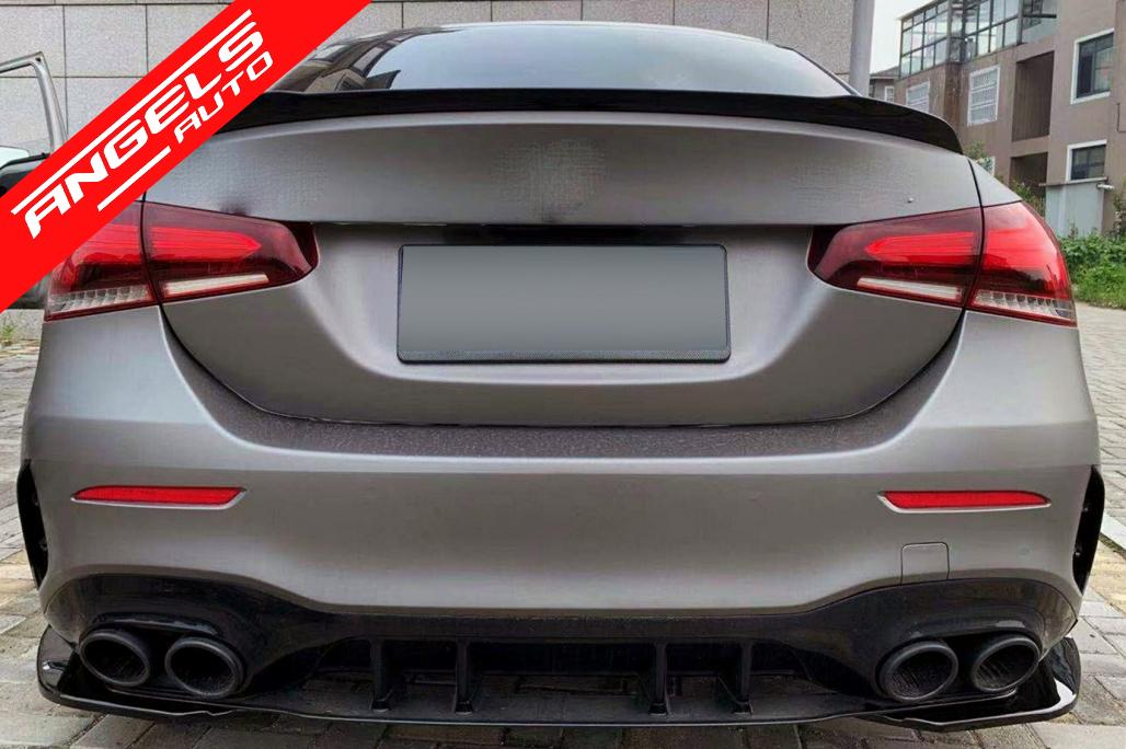 Prelungiri Bara Spate compatibile cu Mercedes A-Class V177 A35 Sedan (18-Up) Negru - imagine 7