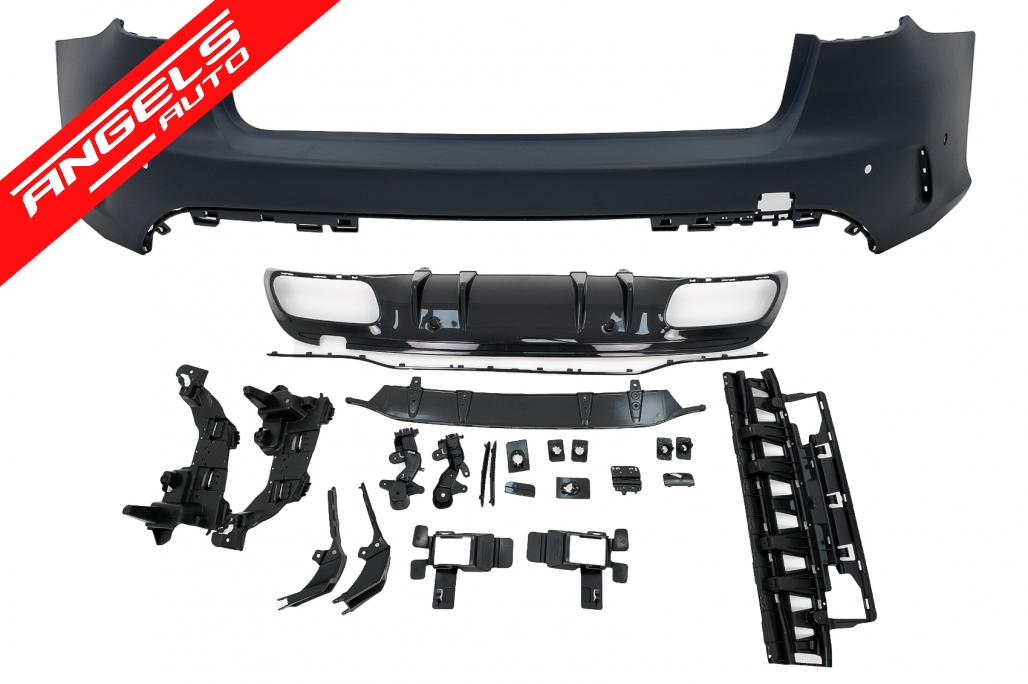 Bara Spate cu Ornamente tobe Crom compatibila cu Mercedes C-Class S205 (14-20) C63 - imagine 2