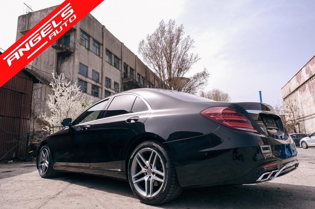Pachet Exterior compatibil cu Mercedes S-Class W222 Facelift (17-20) S63 Design - imagine 7