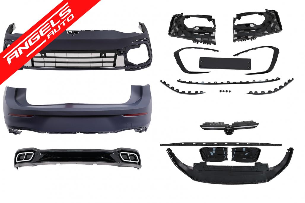 Kit Exterior compatibil cu VW Golf VIII 8 Mk8 MQB (2020-2023) R-Line Look - imagine 7