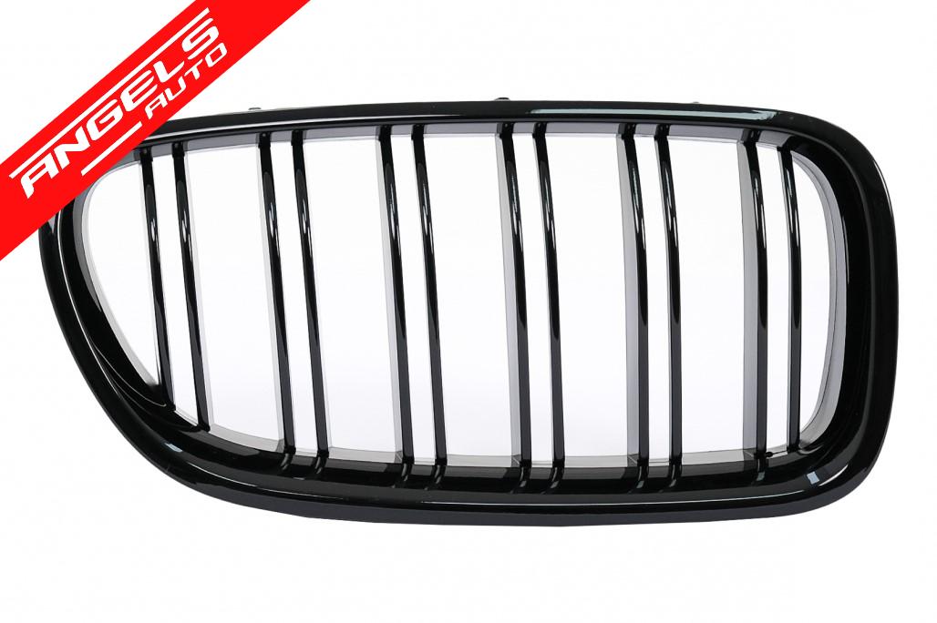 Grile Centrale compatibile cu BMW Seria 5 F10 F11 Limuzina Touring (10-17) Negru - imagine 3
