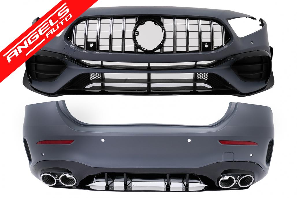 Pachet Exterior Complet compatibil cu Mercedes A-Class V177 Limuzina 4 Usi (2018-Up)