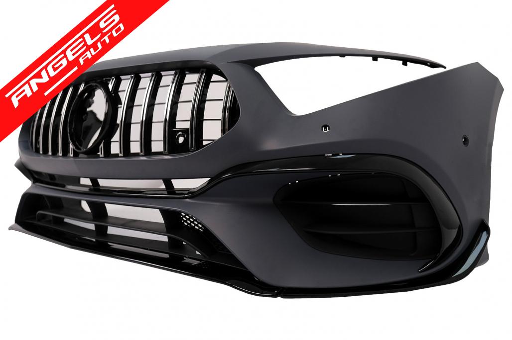Pachet Exterior Complet compatibil cu Mercedes A-Class V177 Limuzina 4 Usi (2018-Up) - imagine 3