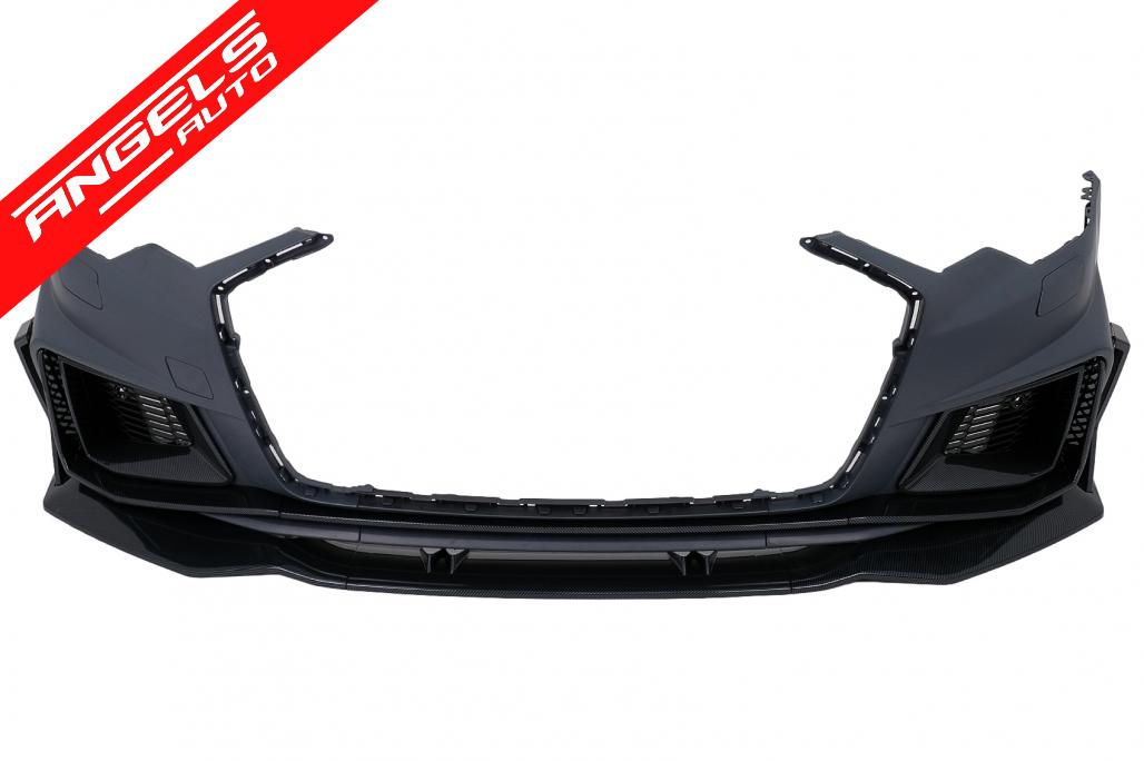 Bara Fata compatibila cu Audi A6 C8 4K (2018-Up) RS6 Design Ornamente Carbon Look - imagine 4