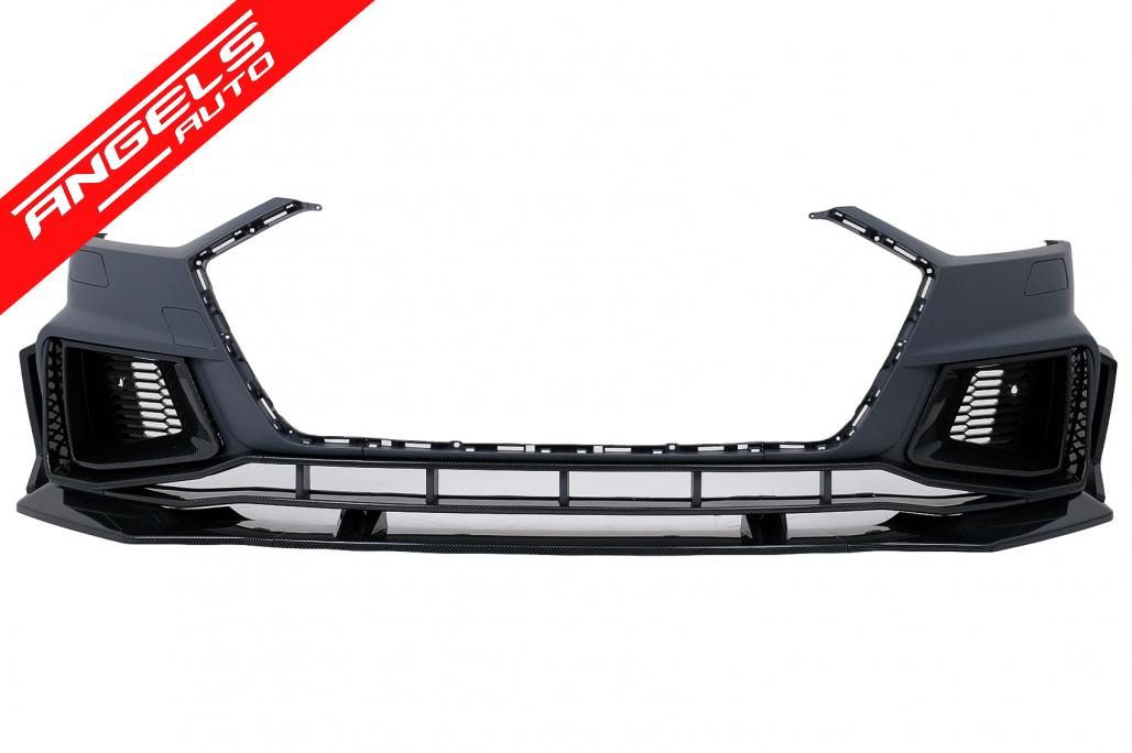 Bara Fata compatibila cu Audi A7 4K8 (2018-Up) RS7 Design Ornamente Carbon Look - imagine 2