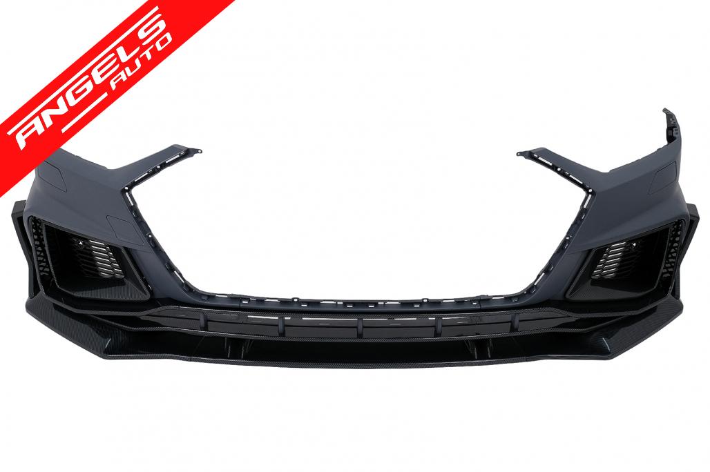 Bara Fata compatibila cu Audi A7 4K8 (2018-Up) RS7 Design Ornamente Carbon Look - imagine 4