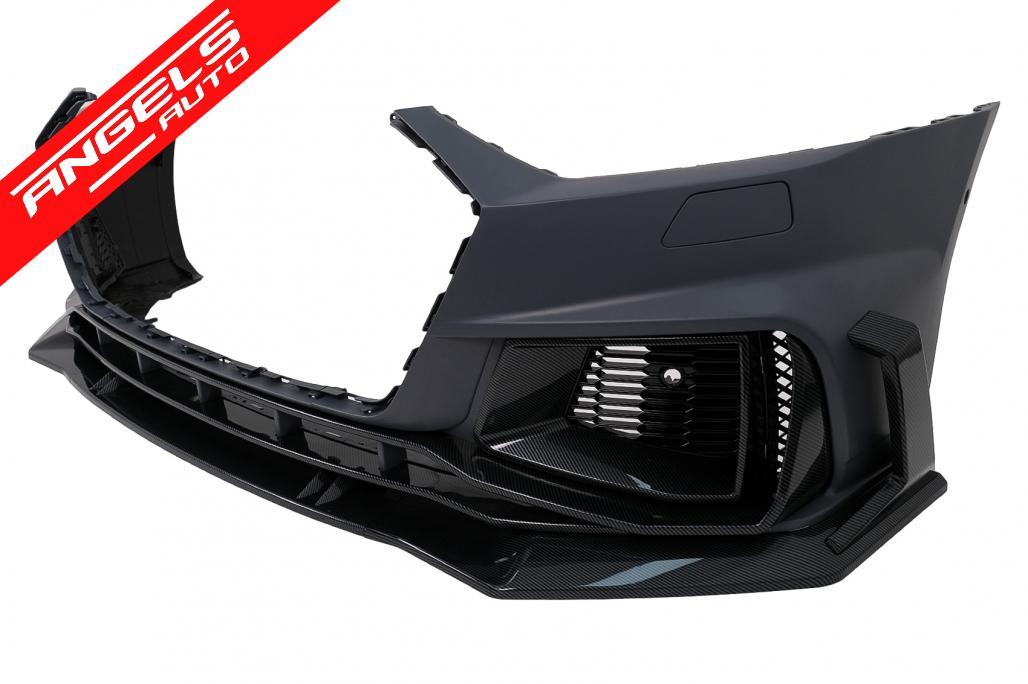 Bara Fata compatibila cu Audi A7 4K8 (2018-Up) RS7 Design Ornamente Carbon Look - imagine 5
