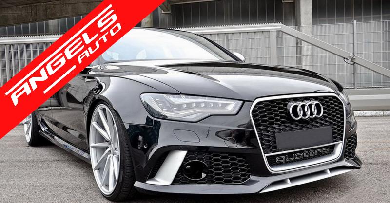 Bara Fata cu Difuzor Bara Spate compatibila cu A6 C7 4G Facelift (2011-2014) RS6 Design - imagine 8